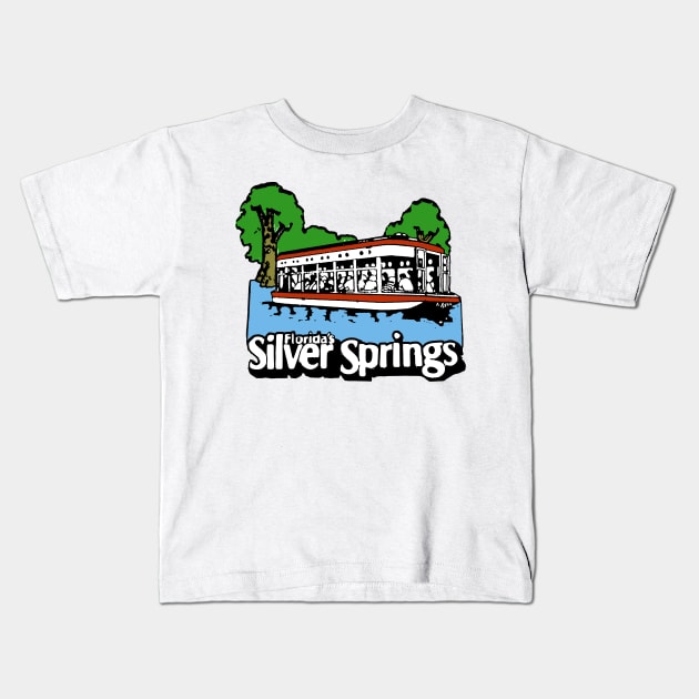 Silver Springs Florida Decal Kids T-Shirt by zsonn